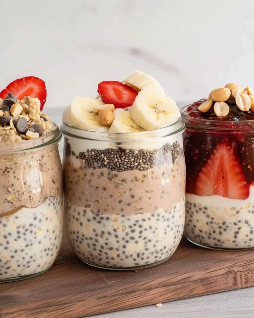 Creamy Overnight Oats With Protein Powder