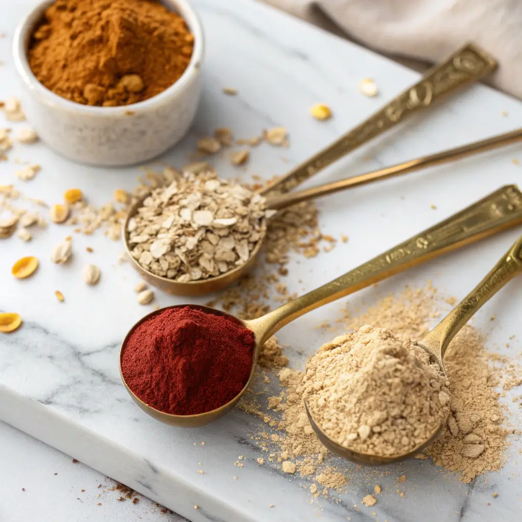 Adaptogenic powders for overnight oats