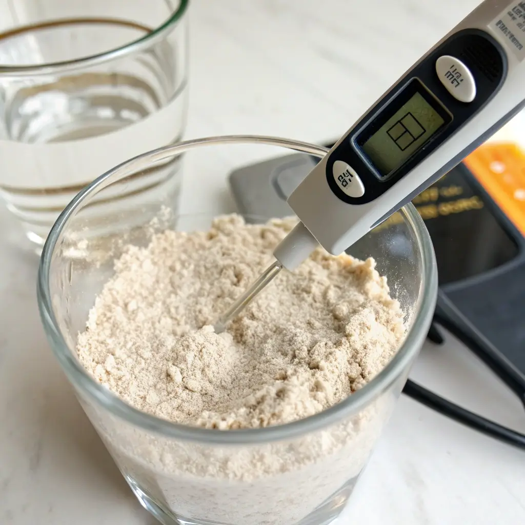 measuring pH in ph indicator oats