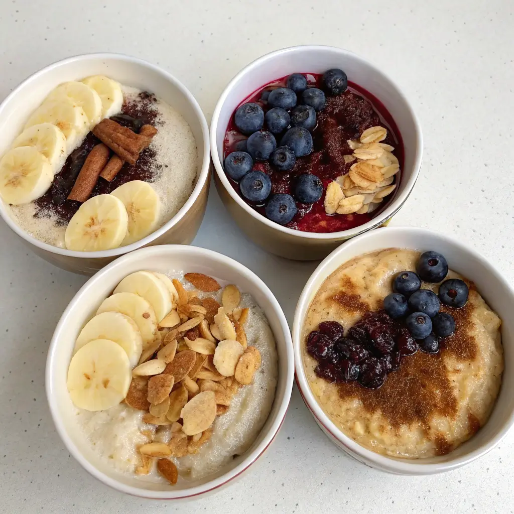 sous vide oatmeal flavor variations