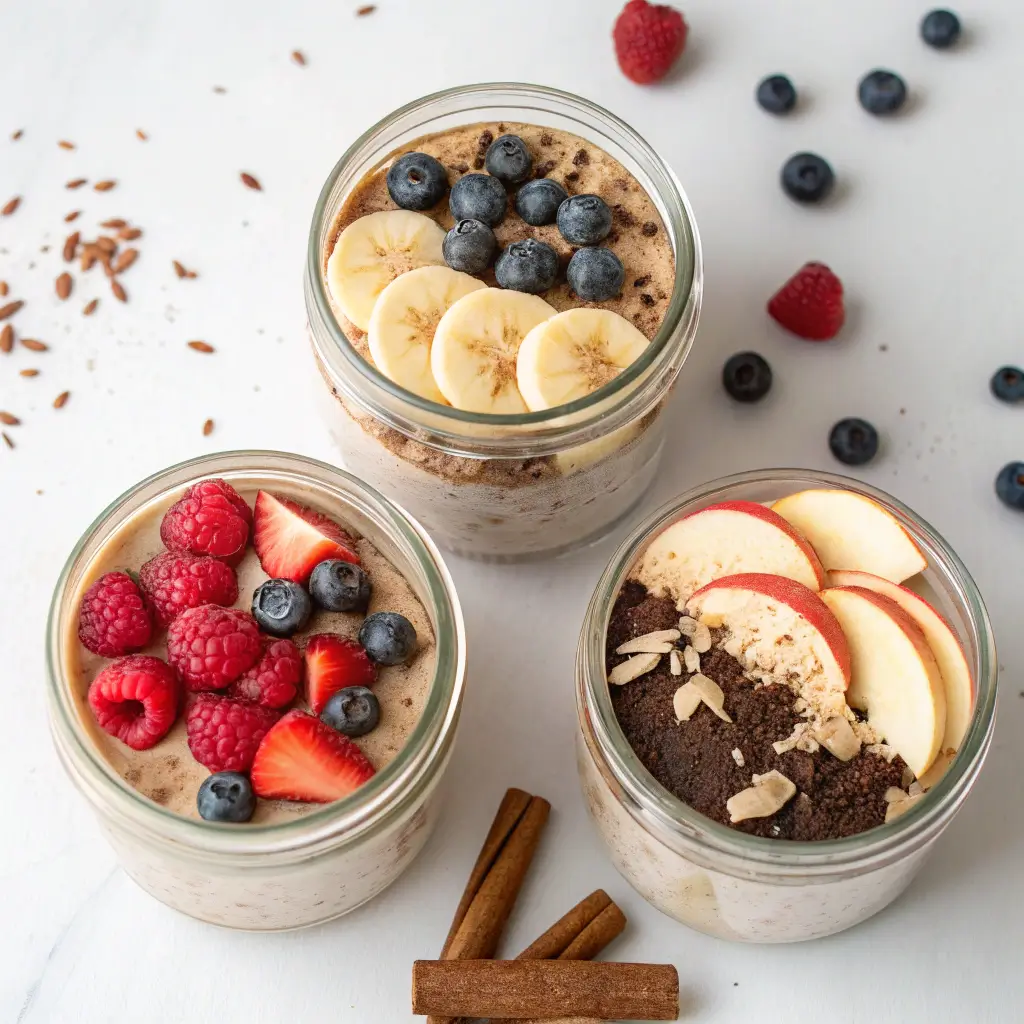 vegan no‑powder overnight oats flavor variations