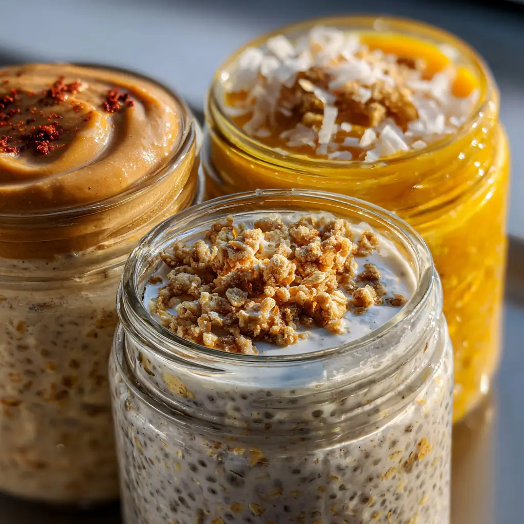 customizing overnight oats with toppings and flavors
