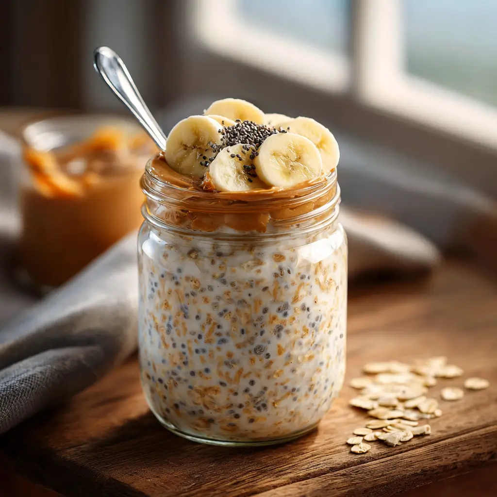 Does overnight oats help you lose weight breakfast jar with banana and chia seeds
