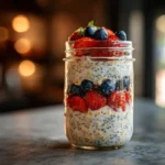 meal prep overnight oats for weight loss with fruit