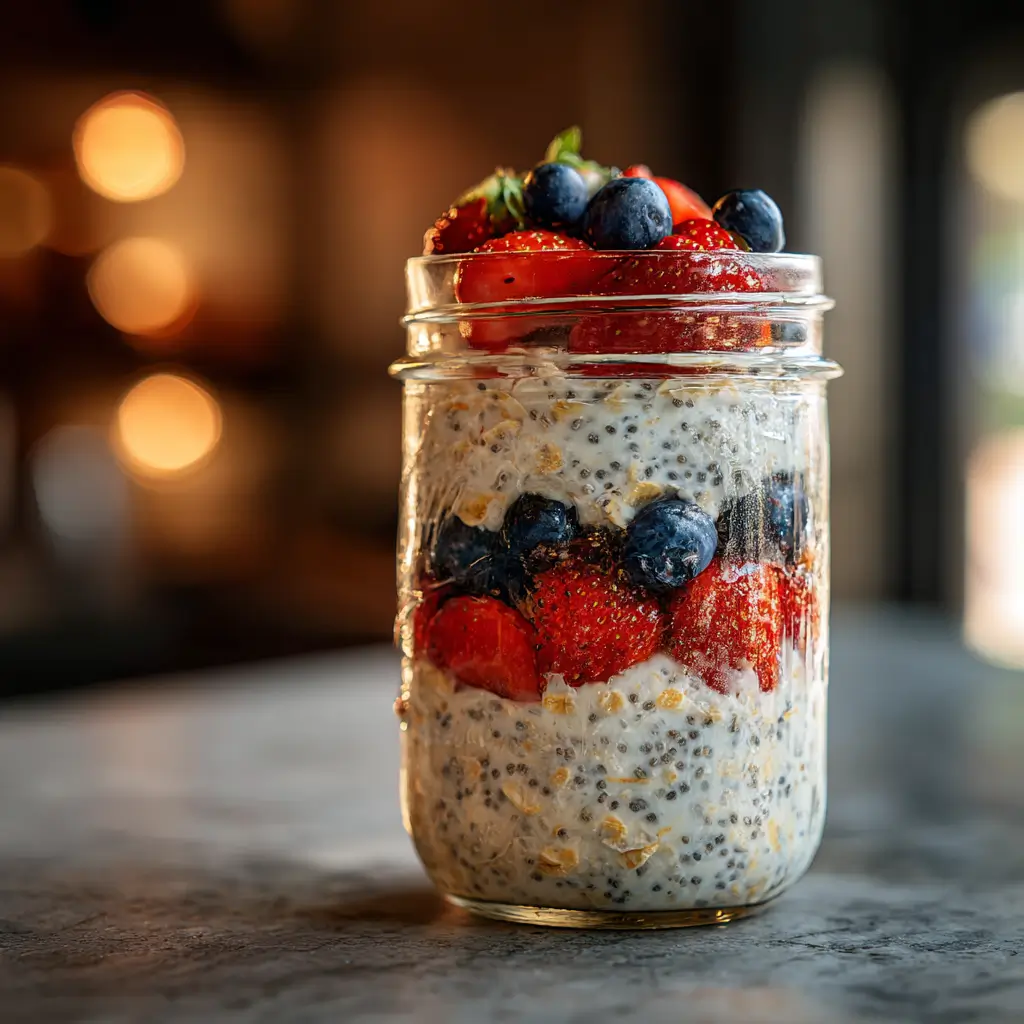 meal prep overnight oats for weight loss with fruit