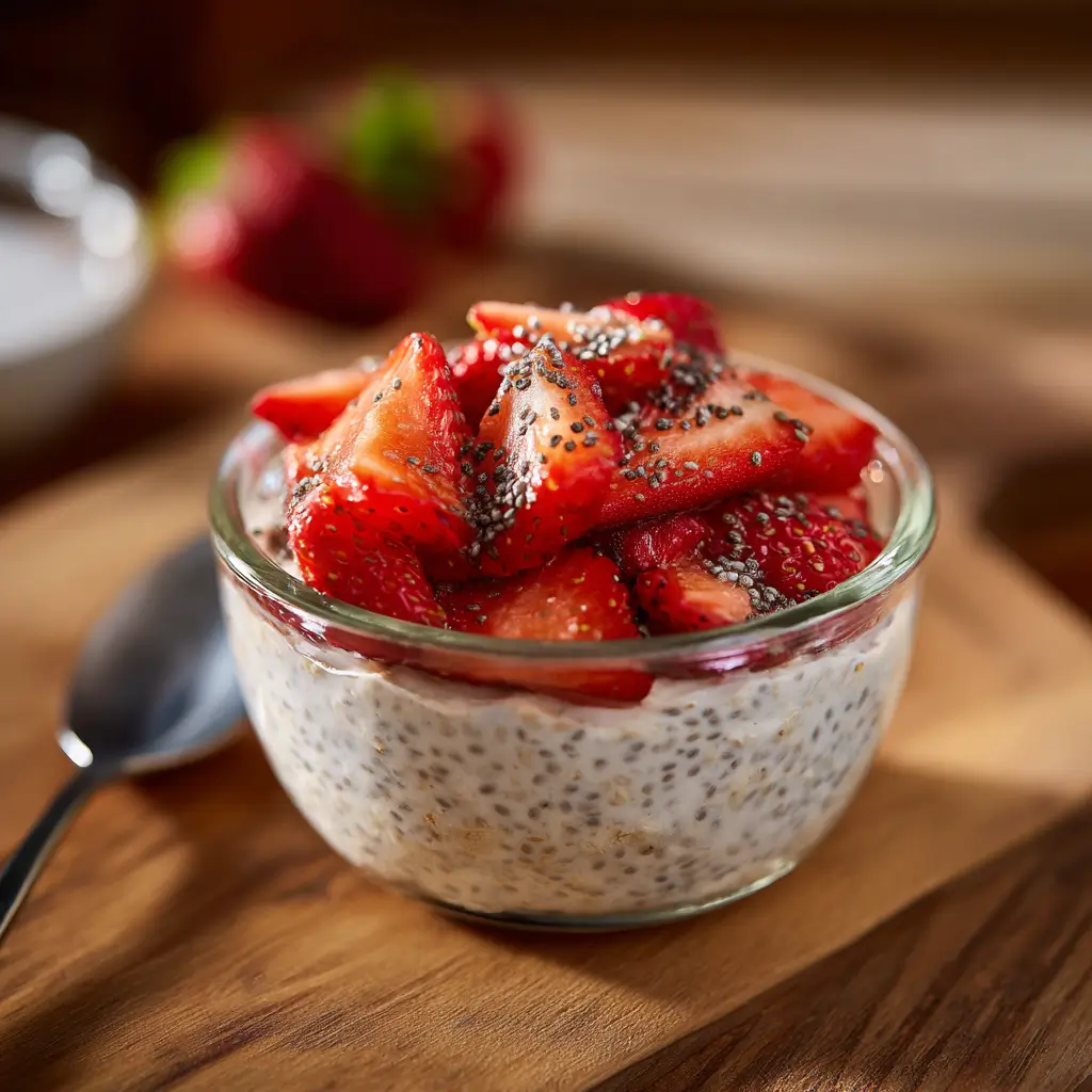 overnight oats nutrition facts with chia seeds and fruit