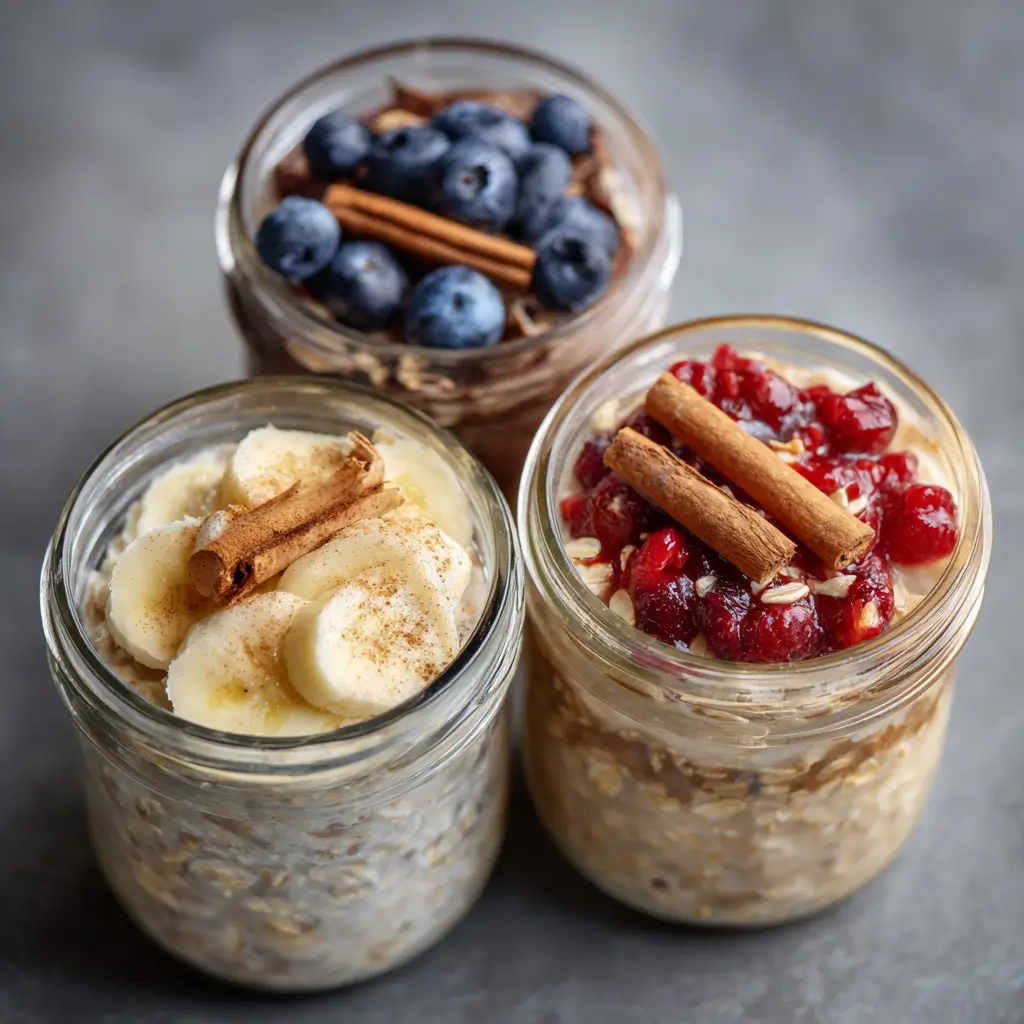 slimming overnight oats weight loss recipe jars