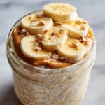 gluten free dairy free overnight oats in a glass jar