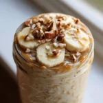 naturally sweetened banana overnight oats dairy free