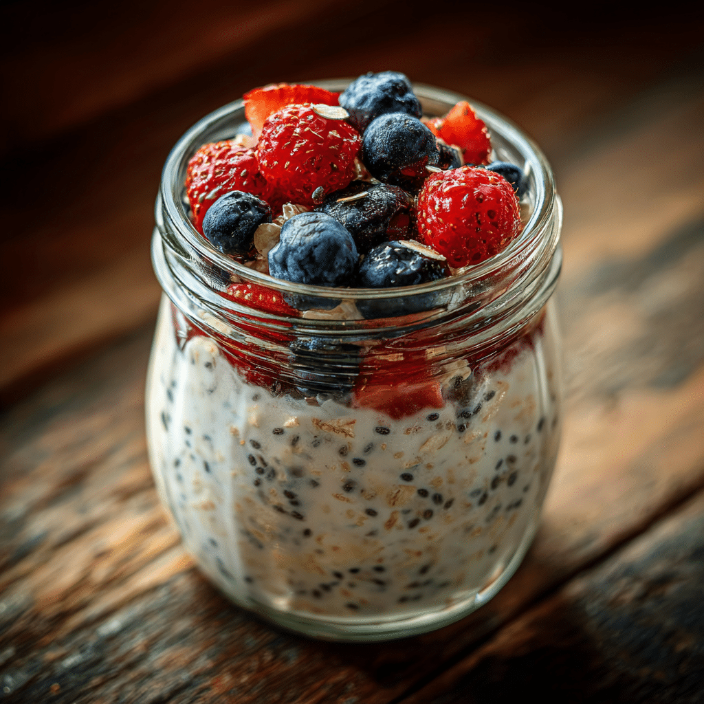 oats for weight maintenance breakfast jar