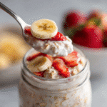 sugar free oats for kids with fruit layers