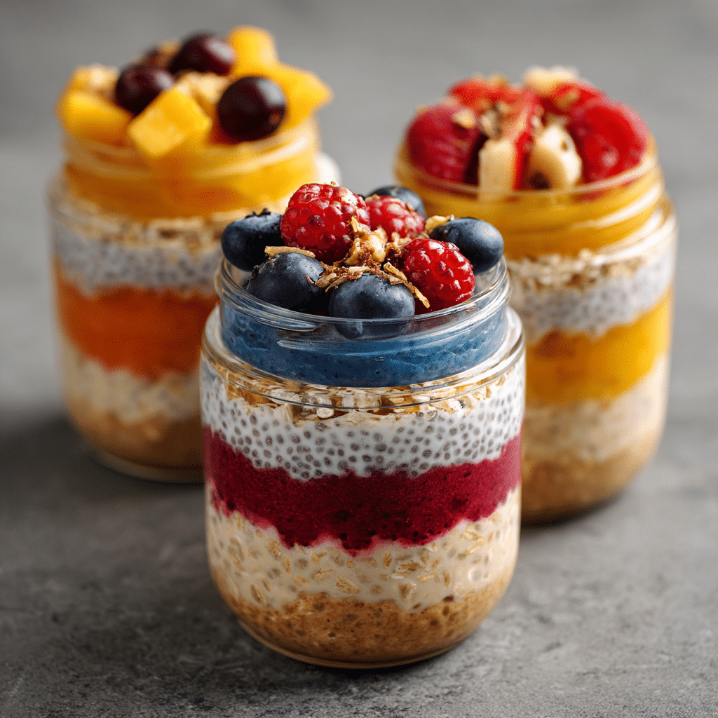 colorful allergen free oats jars for kids