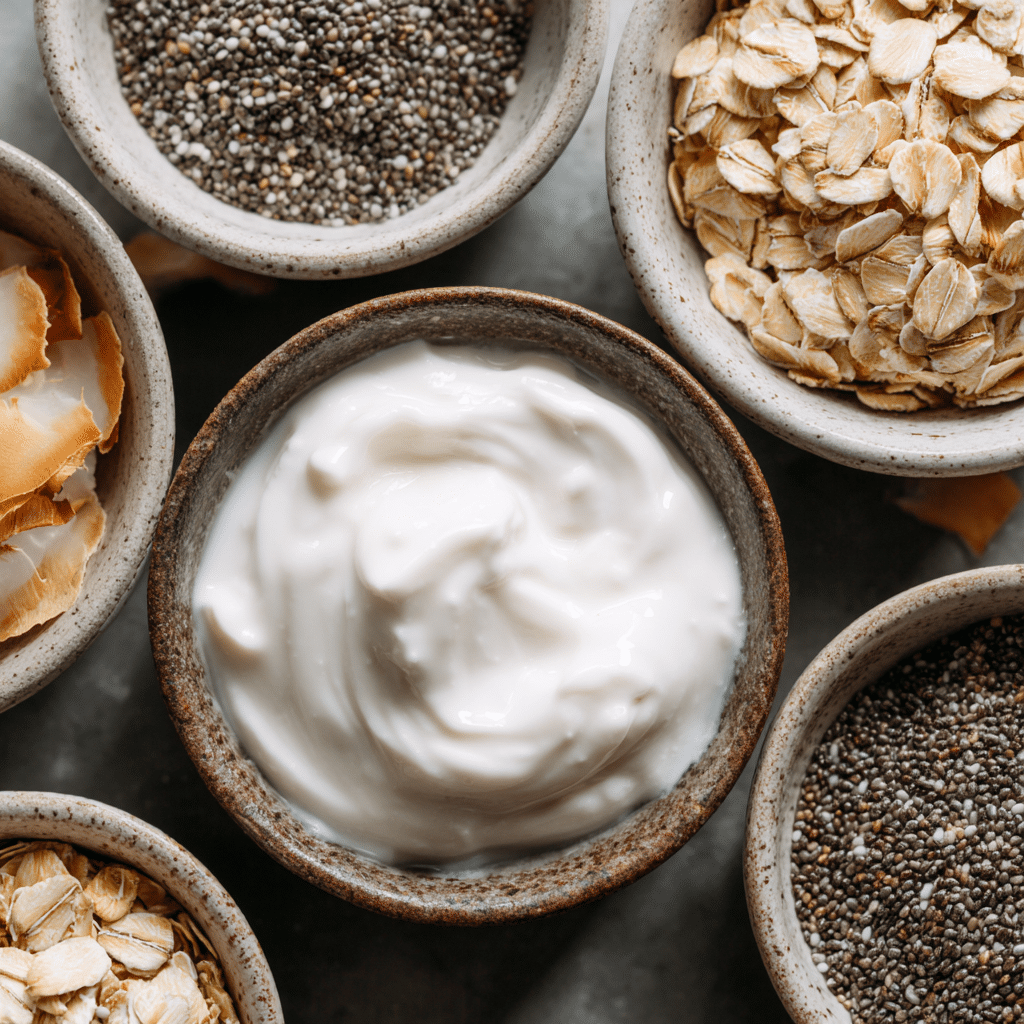 dairy nut free overnight oats ingredients