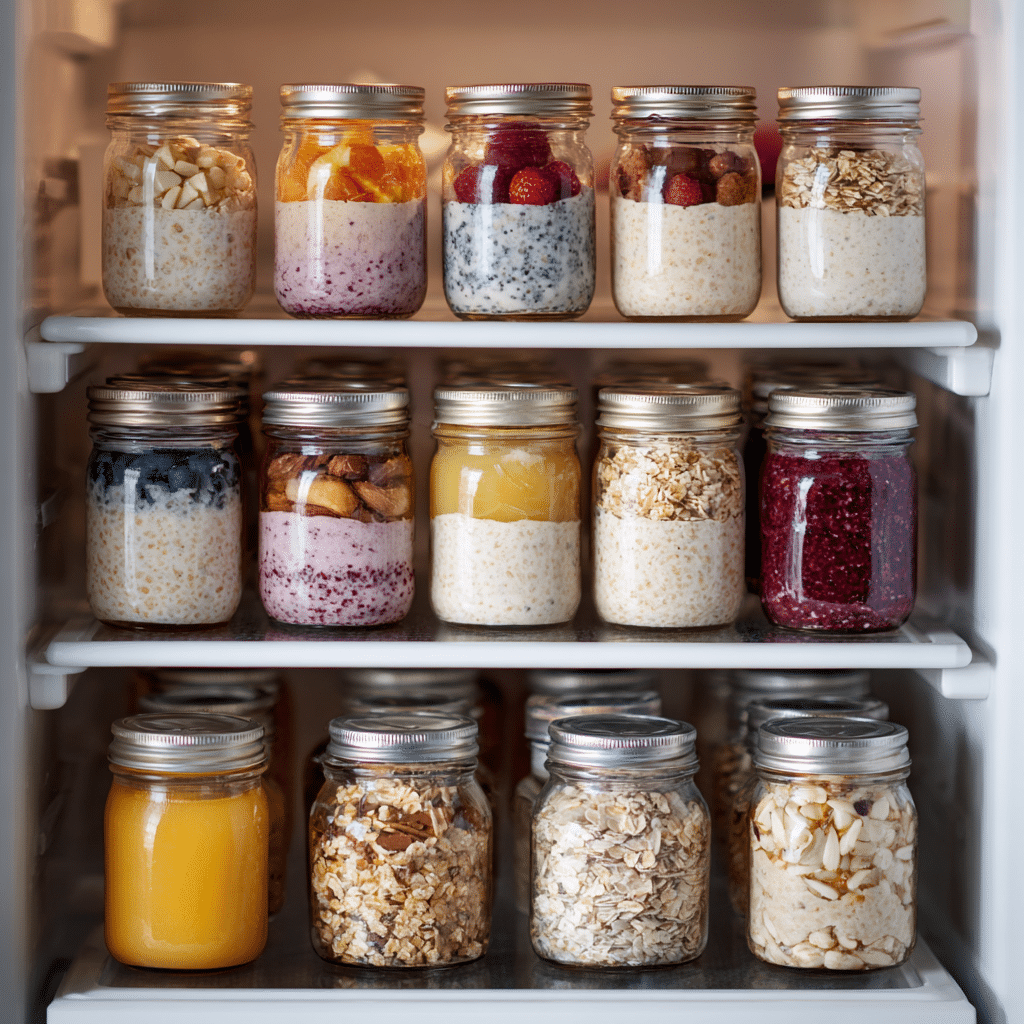 how to store meal prep overnight oats balanced